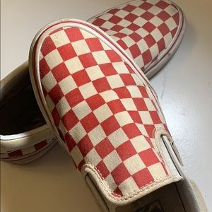 Slip-on Chex Red/White